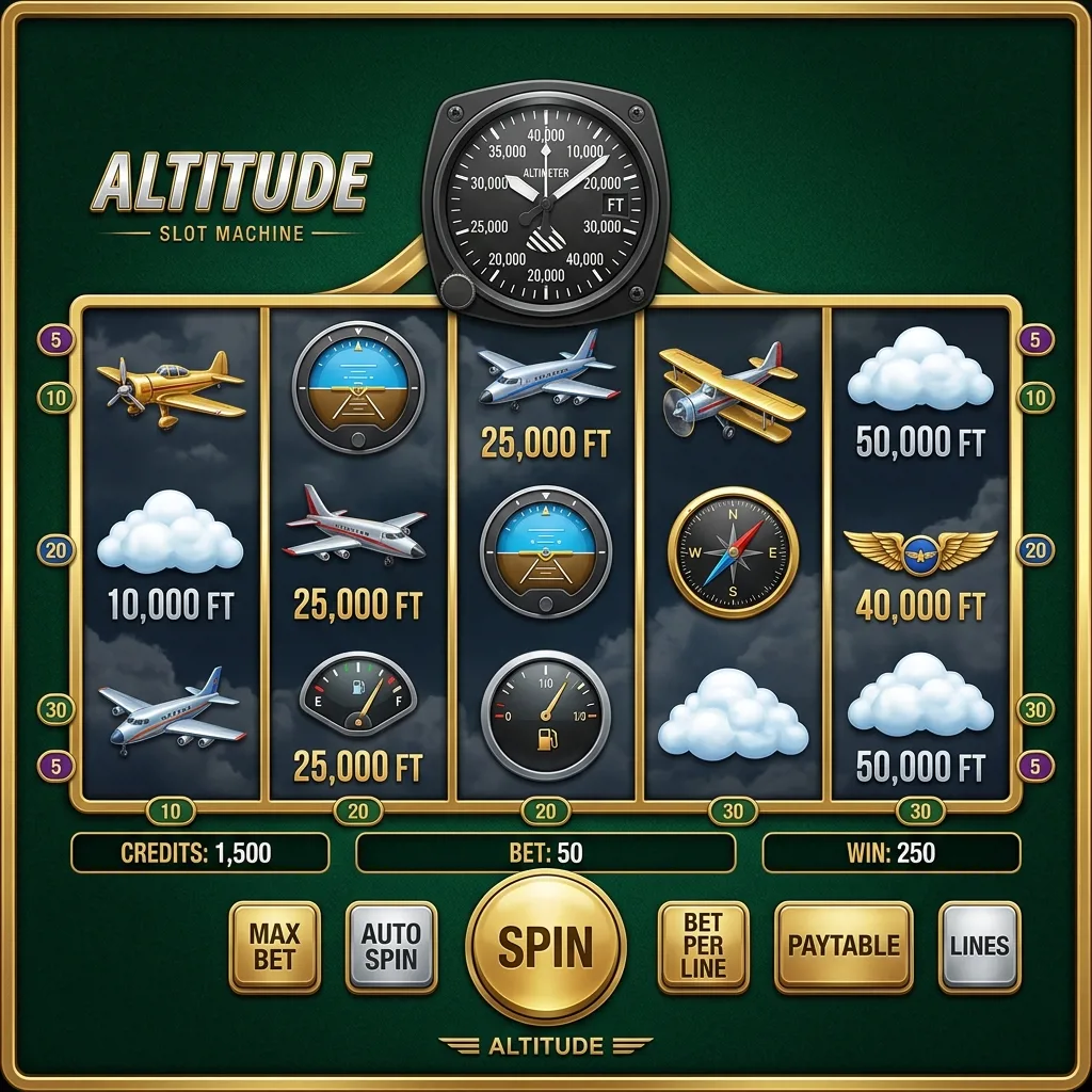 Игра Altitude с высотомером
