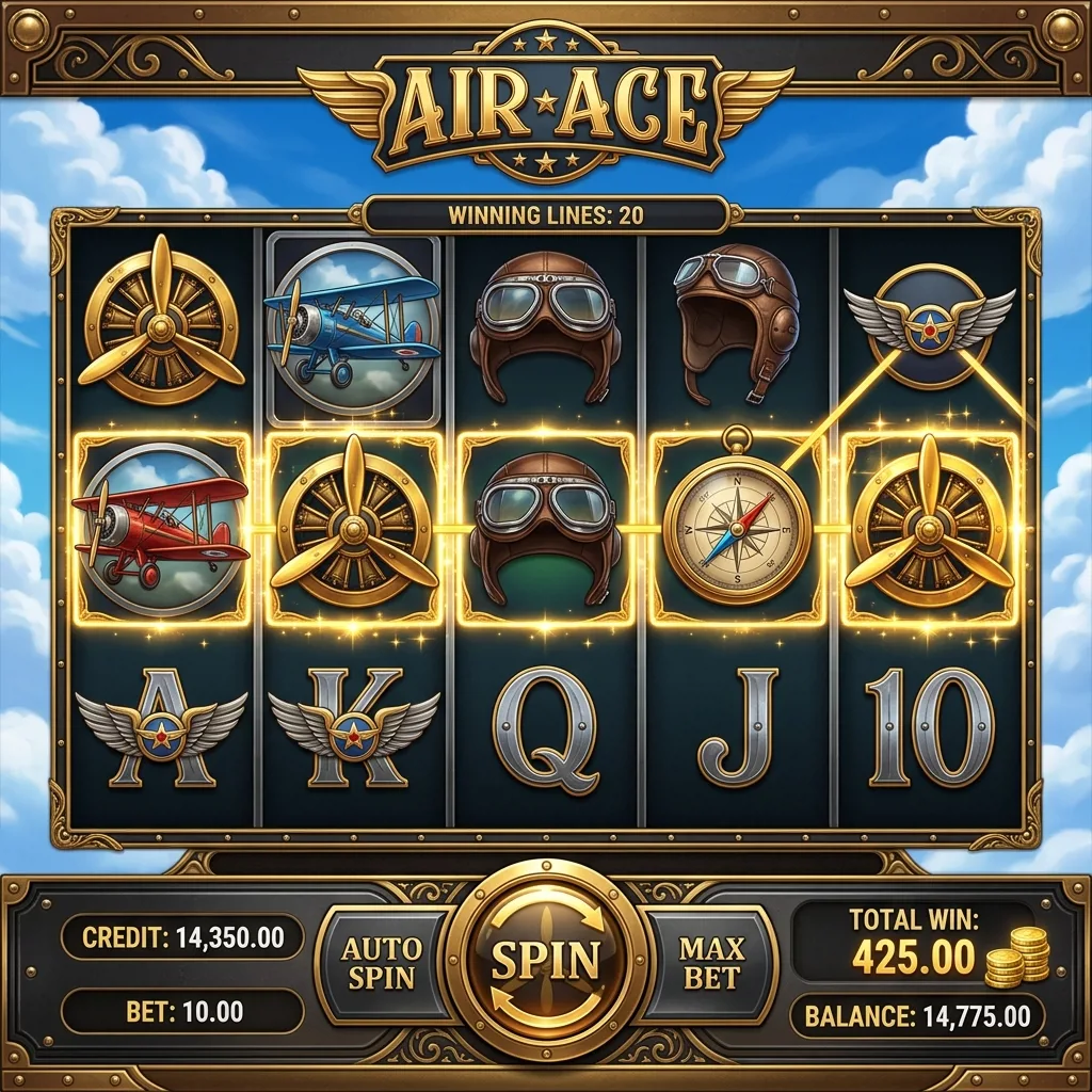 Слот Air Ace с авиа тематикой