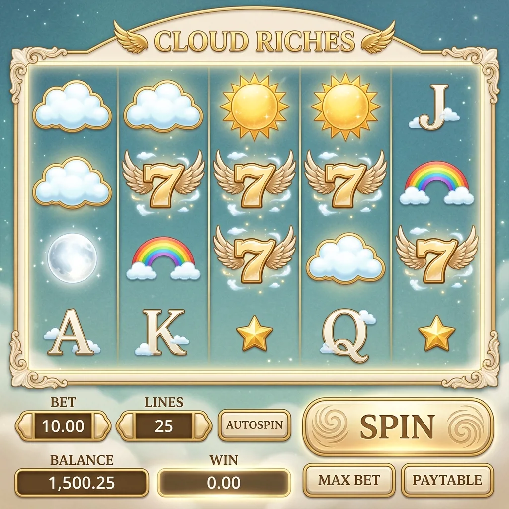 Небесная тематика слота Cloud Nine